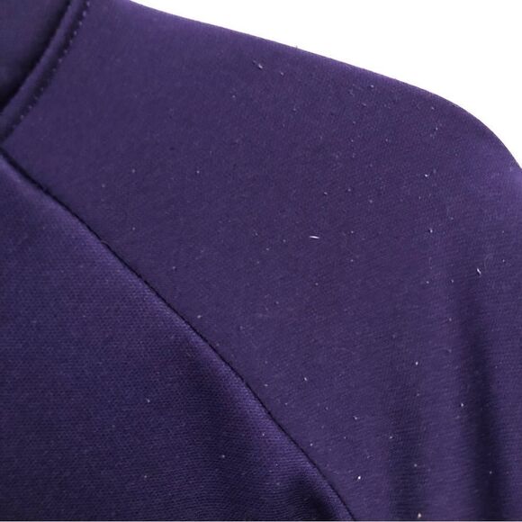 Champion Men's UW Washington Huskies Purple Quarter Zip Pull over Sweatshirt - Picture 8 of 8